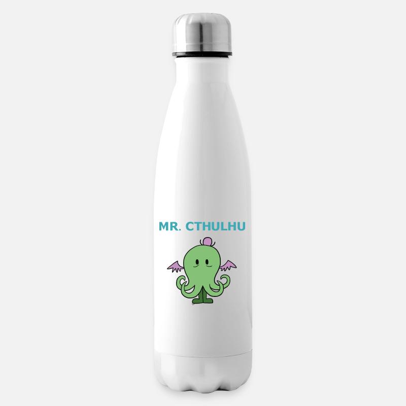Mr Cthulhu - Bouteille isotherme - blanc