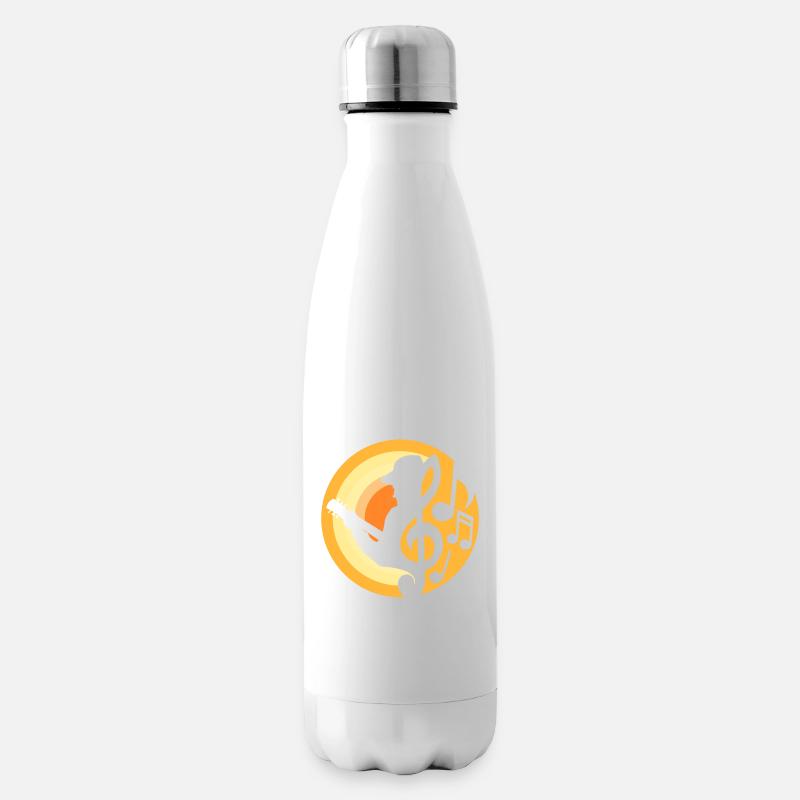 Guitariste - Bouteille isotherme - blanc
