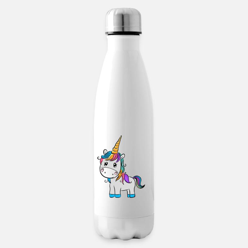 Einhorn - Isolierflasche - Weiß