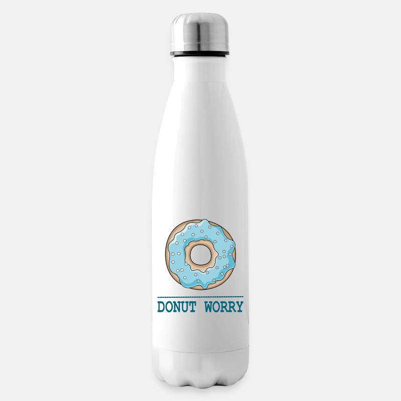 Donut Worry - Isolierflasche - Weiß