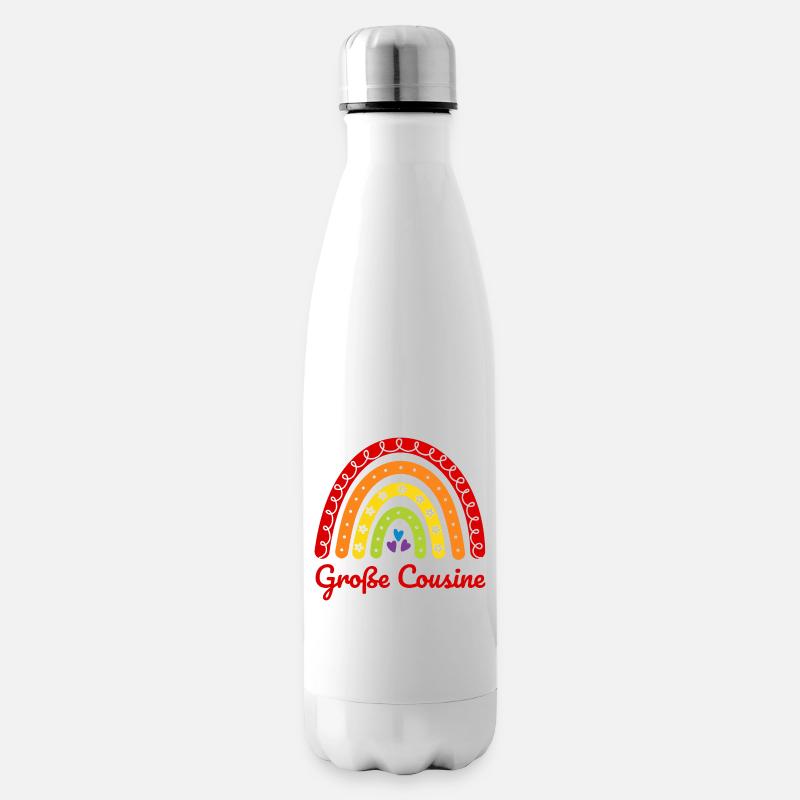 Große Cousine - Isolierflasche - Weiß