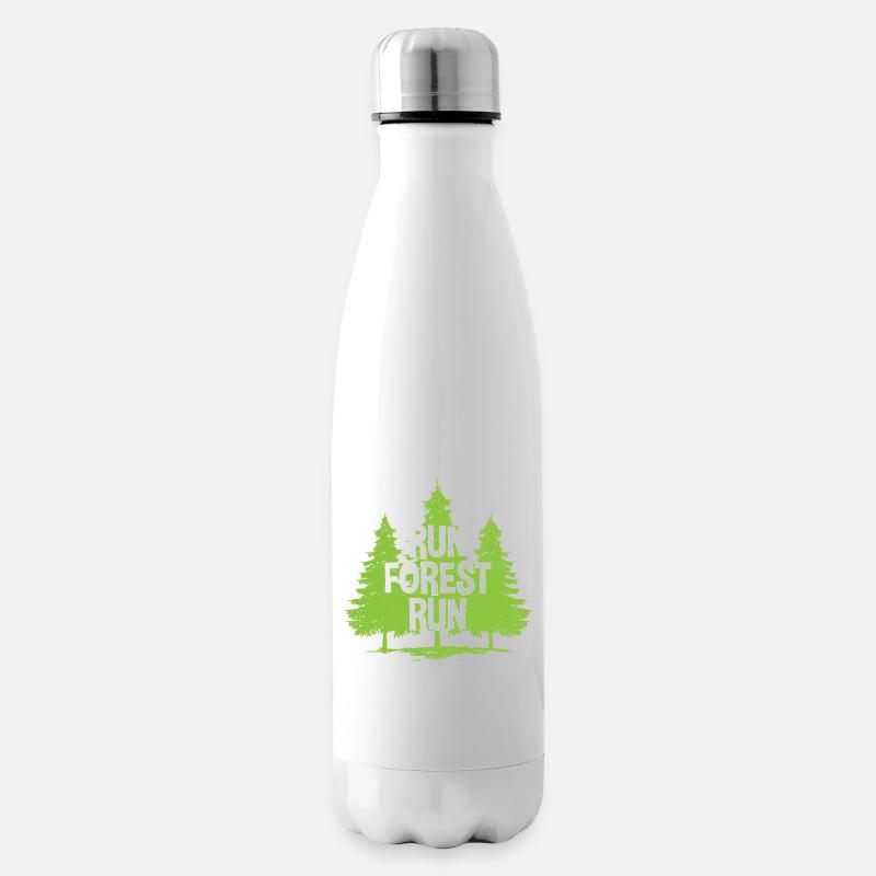 Run Forest Run - Isolierflasche - Weiß
