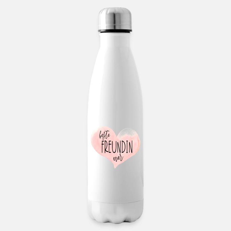 Beste Freundin - Isolierflasche - Weiß