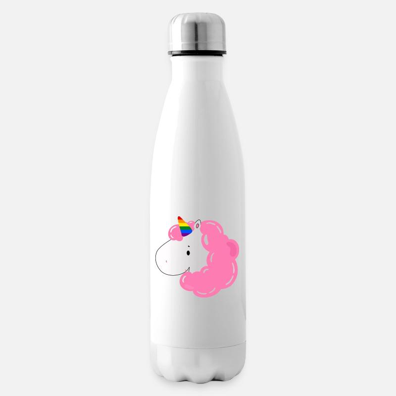 Einhorn - Isolierflasche - Weiß