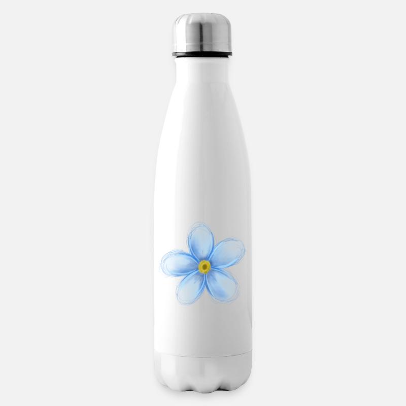 Myosotis - Bouteille isotherme - blanc
