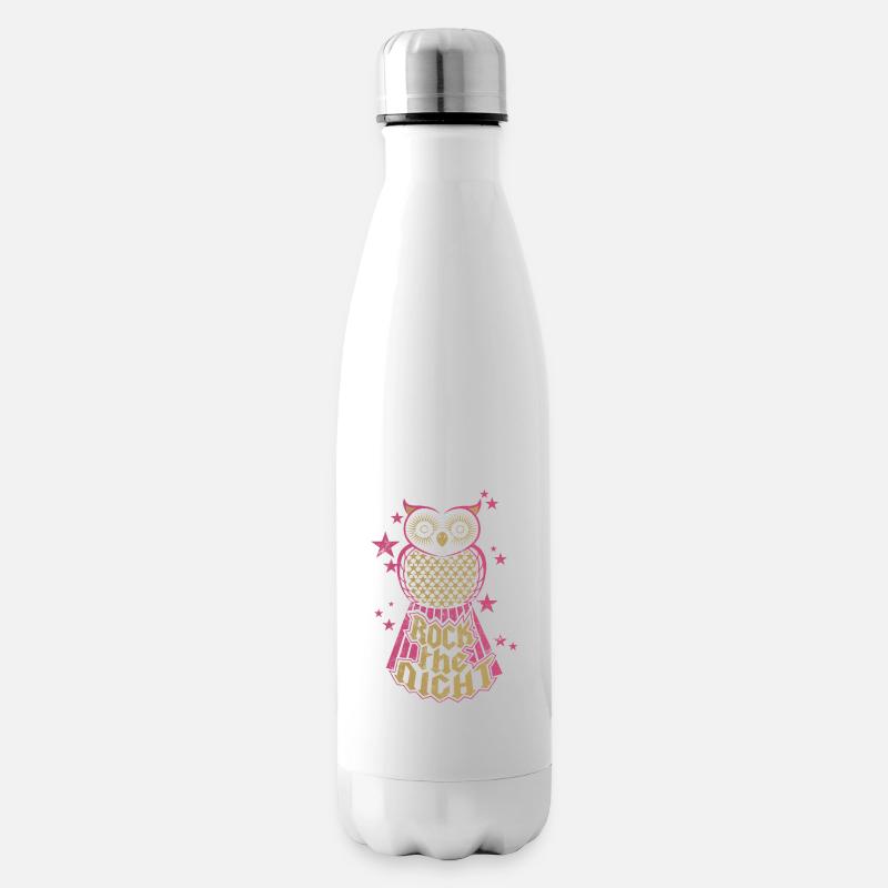 Rock the Night - Isolierflasche - Weiß