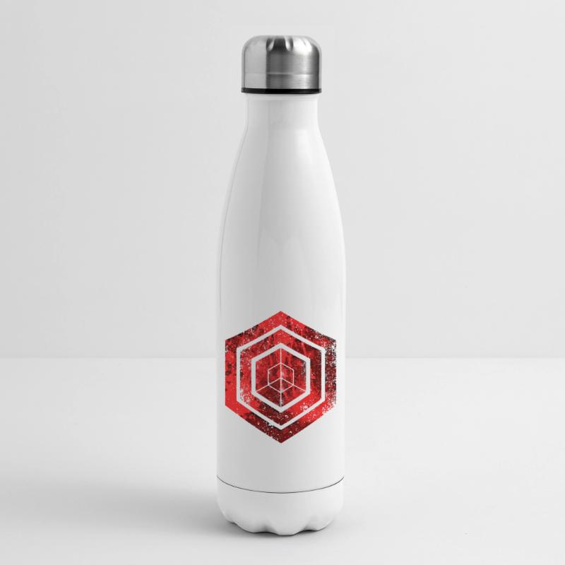 hexagon programming programmer coding geometric Insulated Water Bottle
