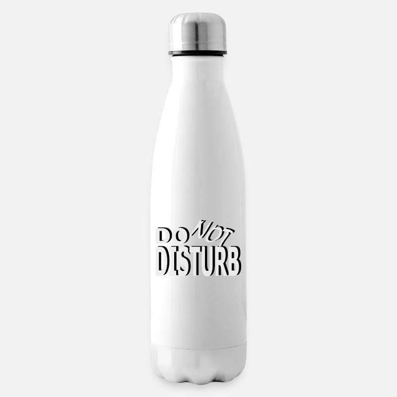 Message : Ne pas déranger - Bouteille isotherme - blanc