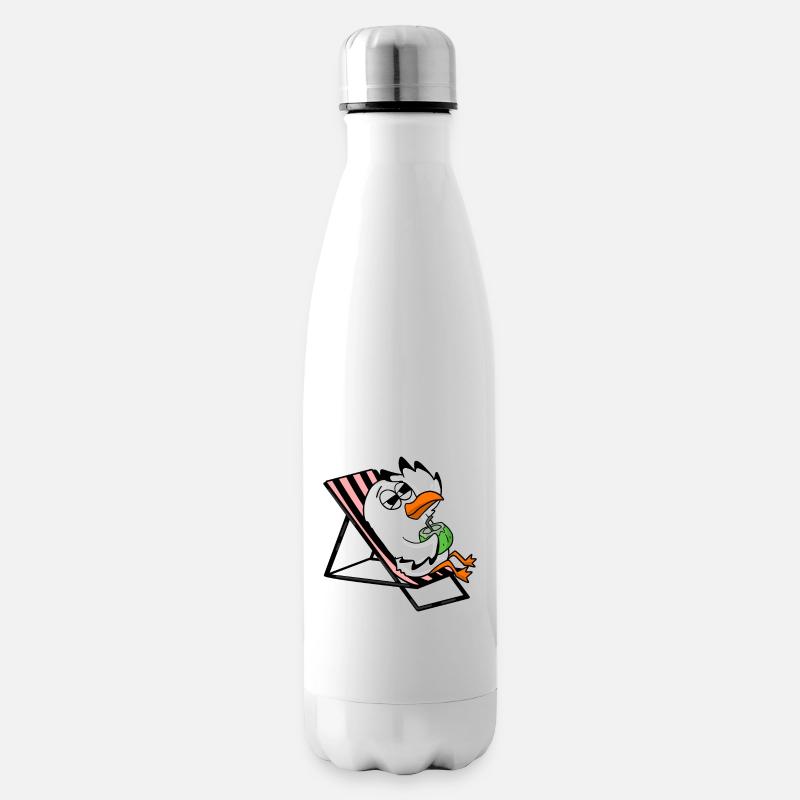 Möwe - Isolierflasche - Weiß