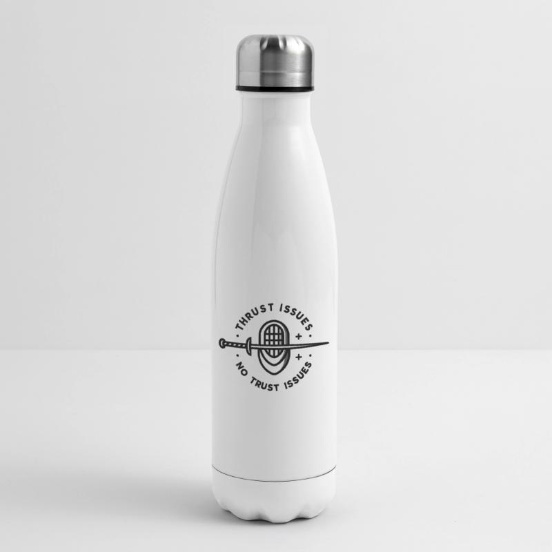 Attack problems, not trust problems Insulated Water Bottle
