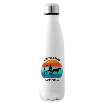 Coachman Carriage Horse-drawn carriage Carriage - Insulated Water Bottle - white - Right