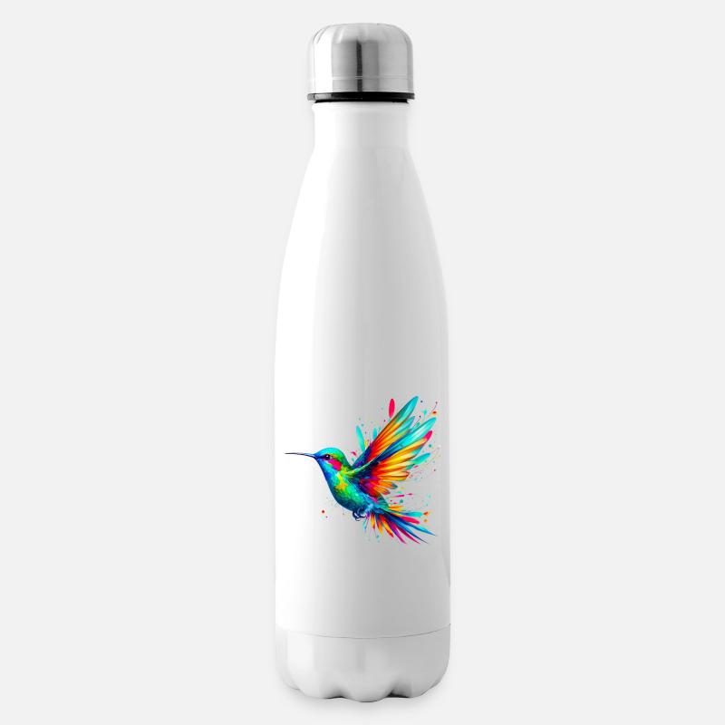 Kolibri - Isolierflasche - Weiß