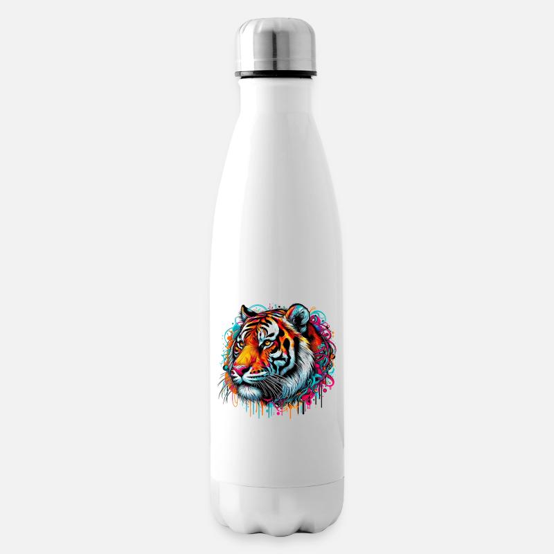 Tiger - Isolierflasche - Weiß