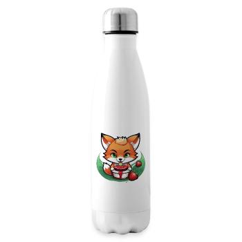 Foxy Strawberry Cake - Isolierflasche - Weiß - Rechts
