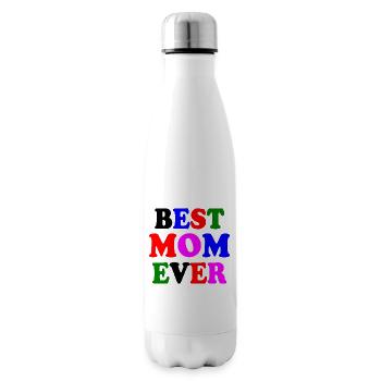 Best mom ever - Isolierflasche - Weiß - Rechts