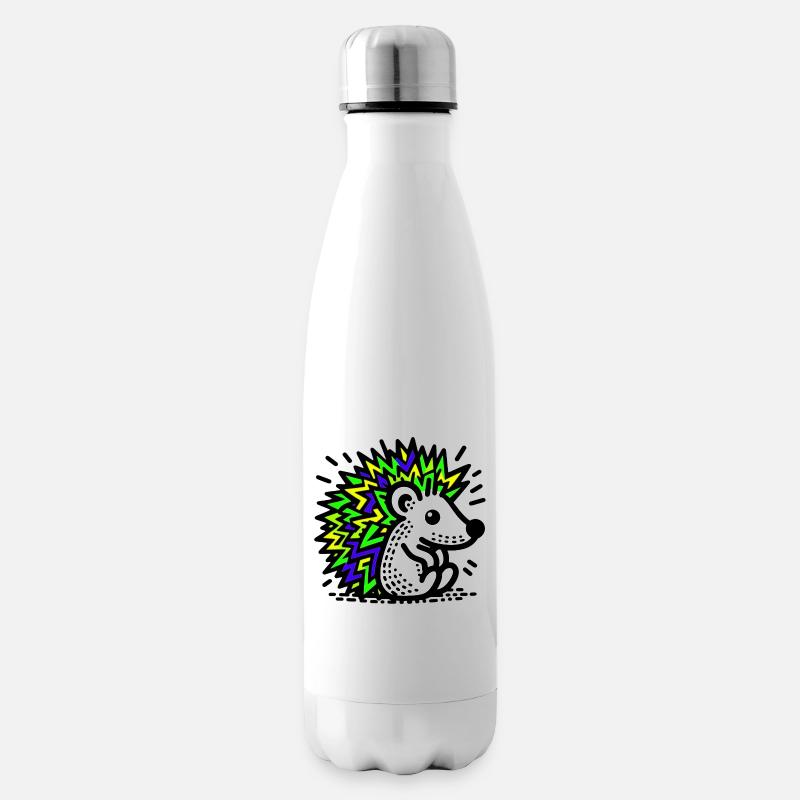 Igel - Isolierflasche - Weiß