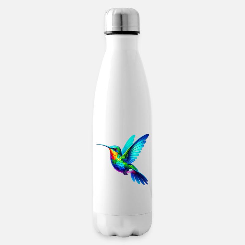 Kolibri - Isolierflasche - Weiß