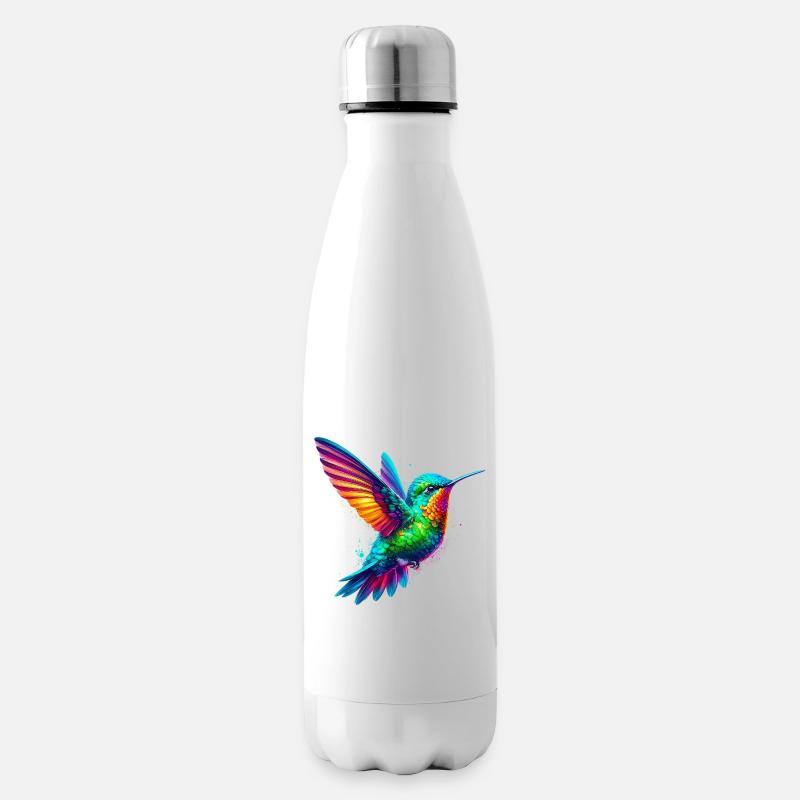 Kolibri - Isolierflasche - Weiß