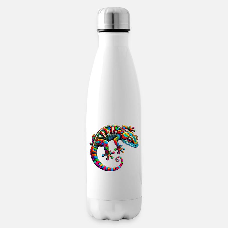 Gecko - Isolierflasche - Weiß