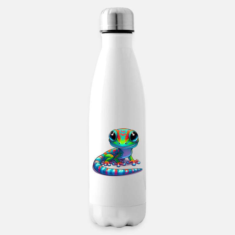 Gecko - Isolierflasche - Weiß