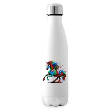 Pferd - Isolierflasche - Weiß - Rechts