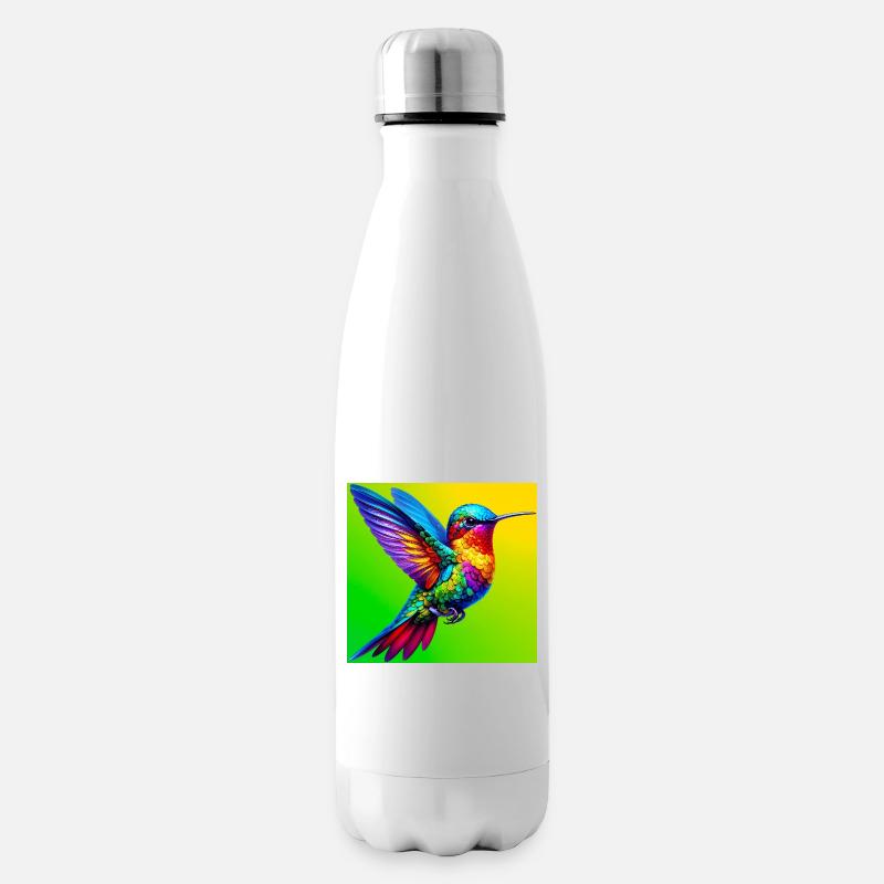 Kolibri - Isolierflasche - Weiß