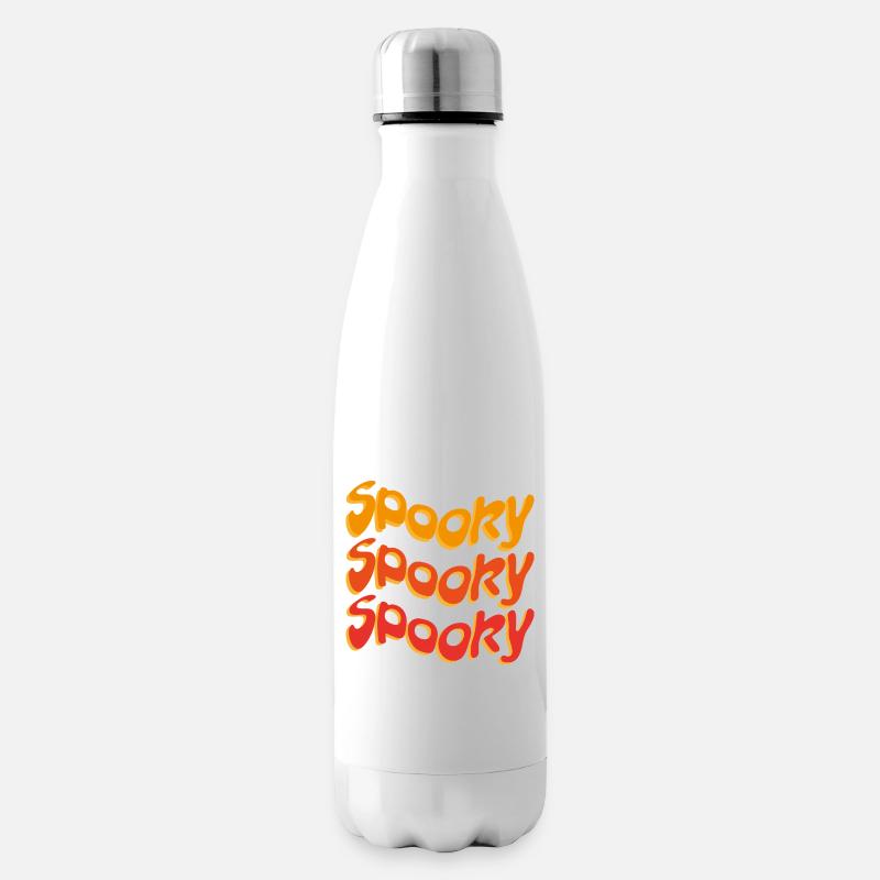 Halloween Spooky - Isolierflasche - Weiß