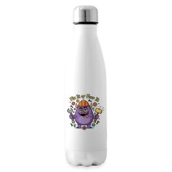 Fix It or Fear It Build Monster - Insulated Water Bottle - white - Right
