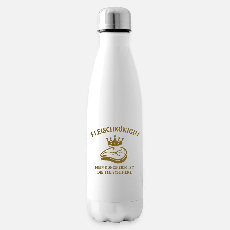 Fleischkönigin - Isolierflasche - Weiß