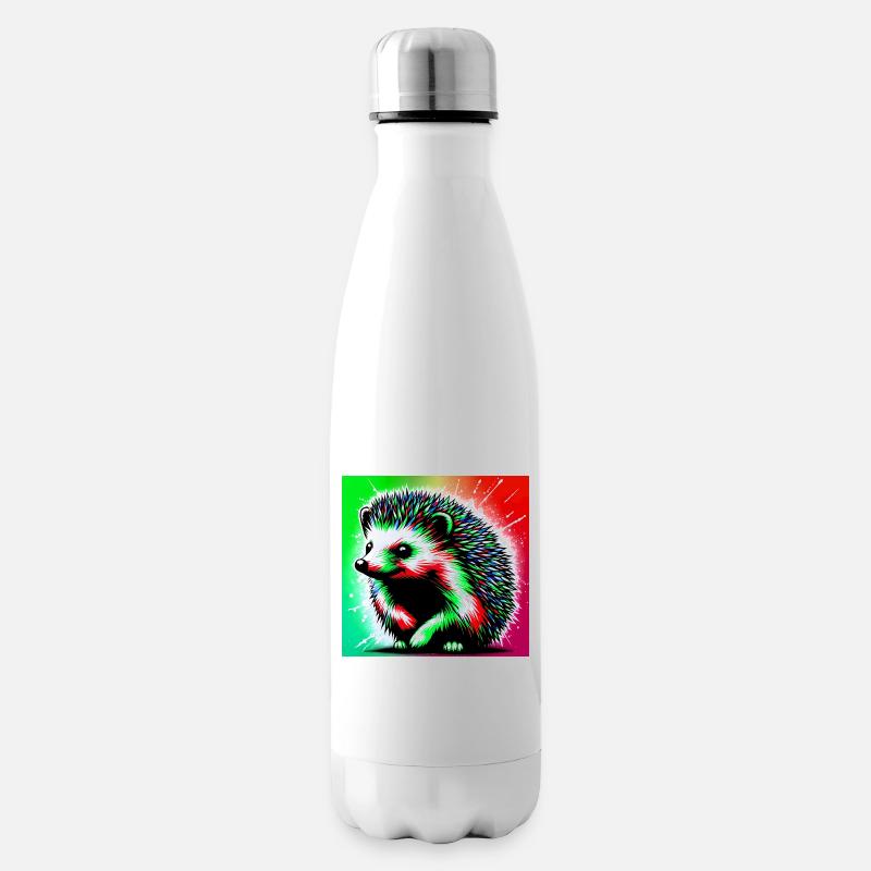hérisson - Bouteille isotherme - blanc