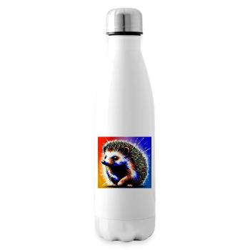 hedgehog - Insulated Water Bottle - white - Right
