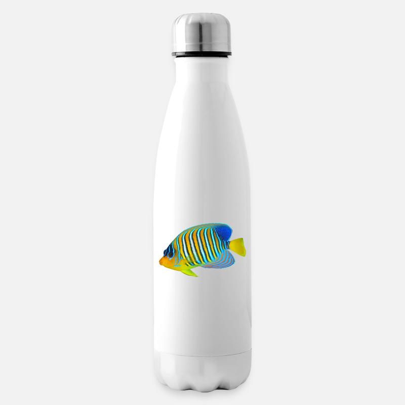 Fisch - Isolierflasche - Weiß