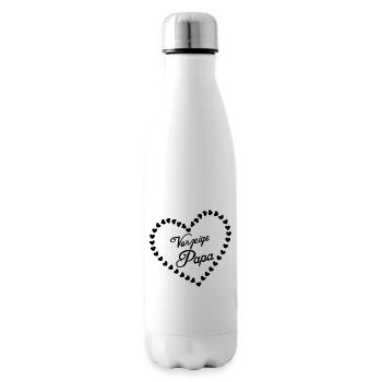 Vorzeigepapa Vater Vatertag Liebe Geschenk - Isolierflasche - Weiß - Rechts