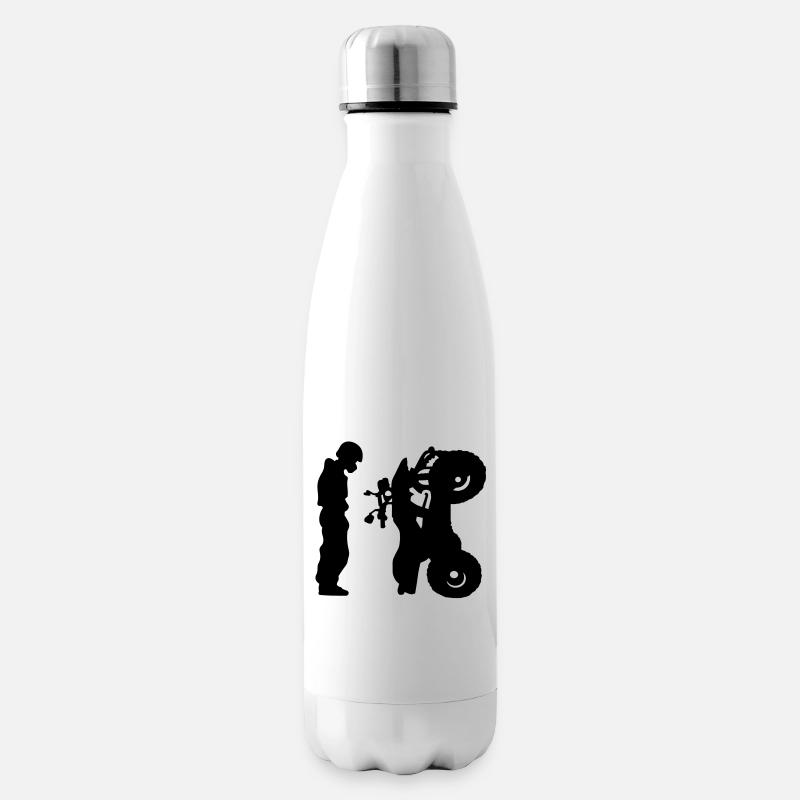 Quad - Isolierflasche - Weiß