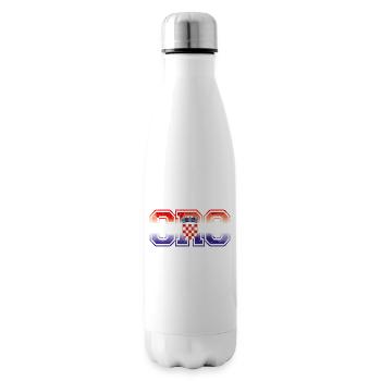 C R O Croatie - Bouteille isotherme - blanc - Droite