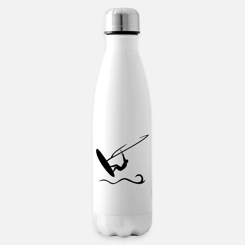 windsurfing - Insulated Water Bottle - white