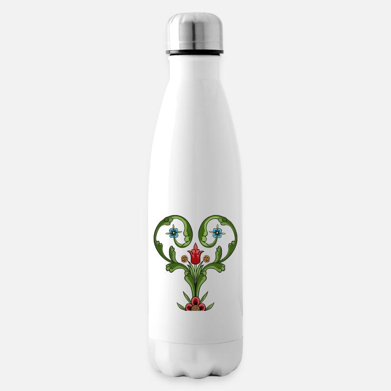 RUSTIC HEART - Insulated Water Bottle - white