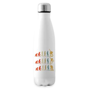 Skateboard Evolution Geschenk - Isolierflasche - Weiß - Rechts