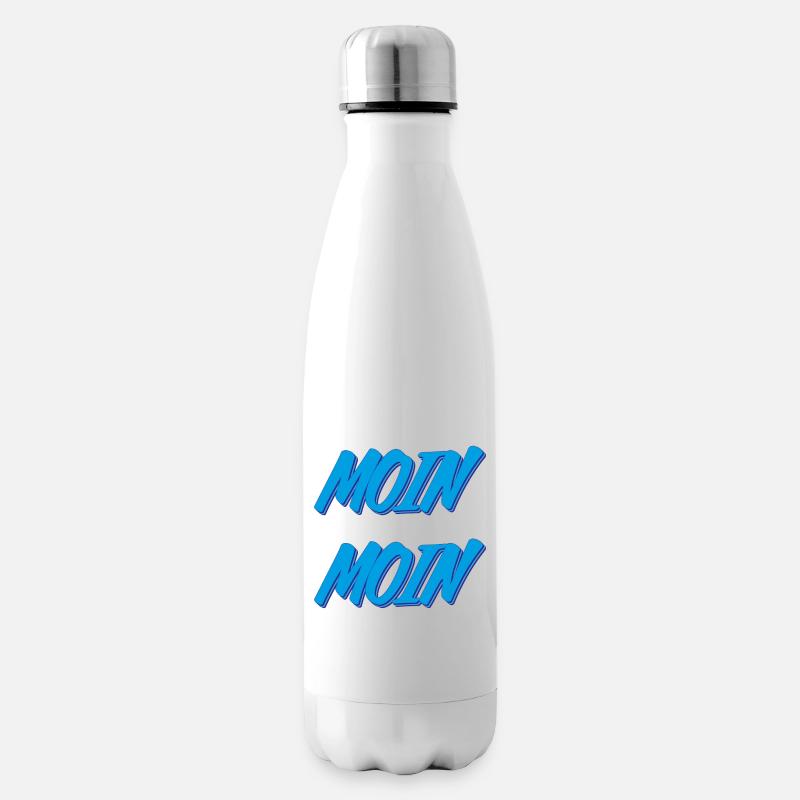Moin Moin - Isolierflasche - Weiß
