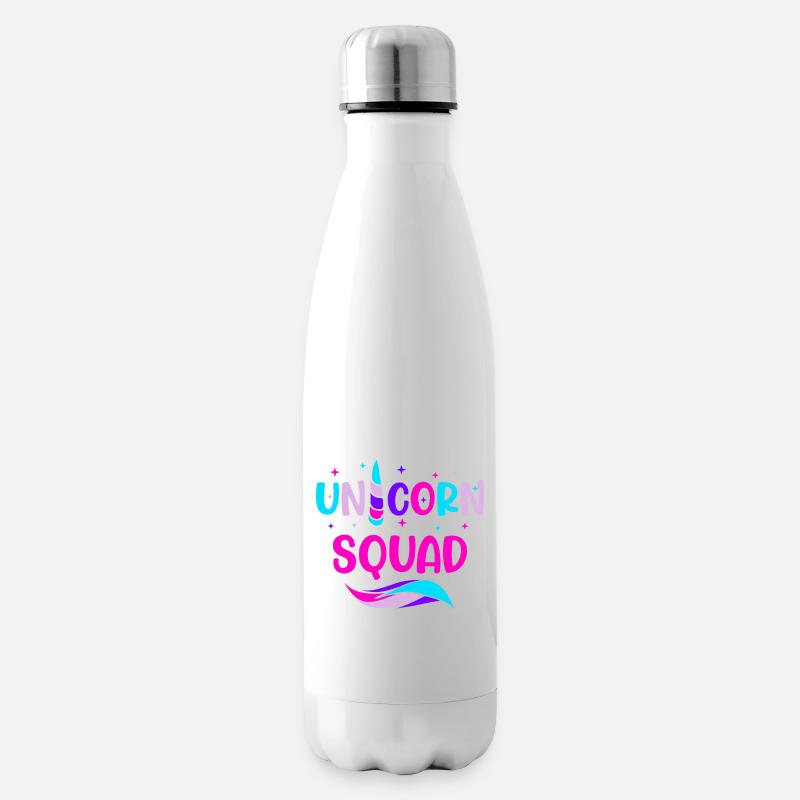 Einhorn Einhörner Gruppe - Isolierflasche - Weiß