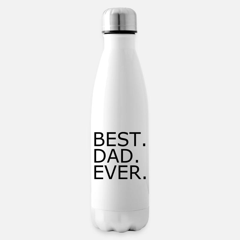 Best dad ever - Isolierflasche - Weiß