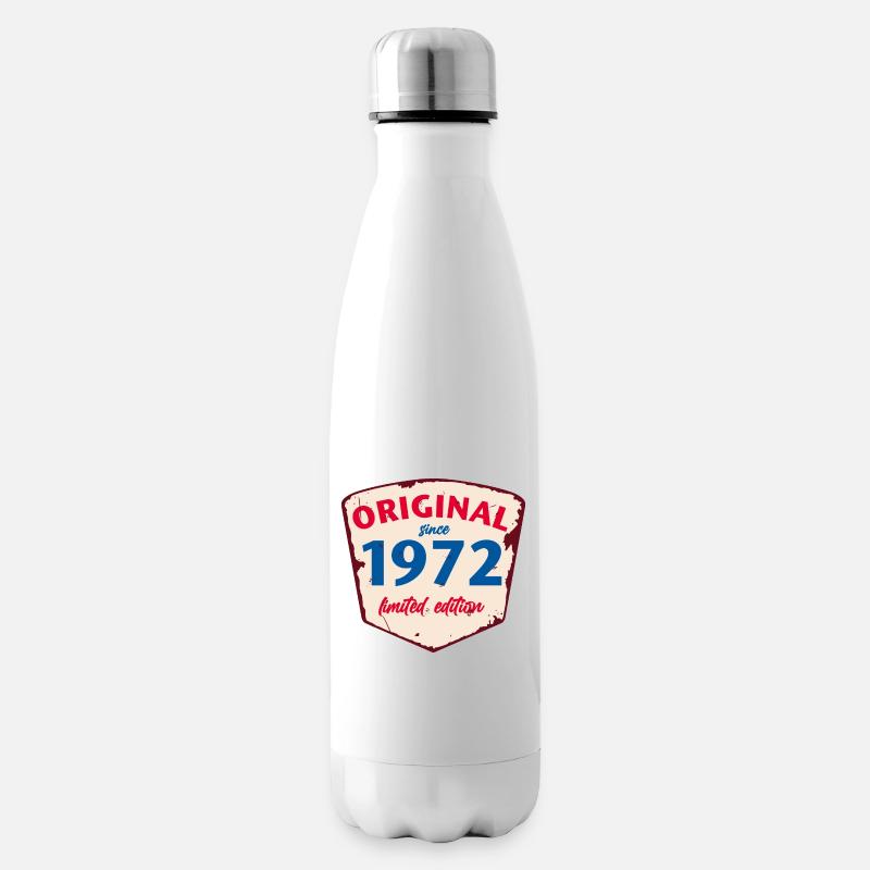 1972 Blechschild - édition citronnée - Millésime - Bouteille isotherme - blanc