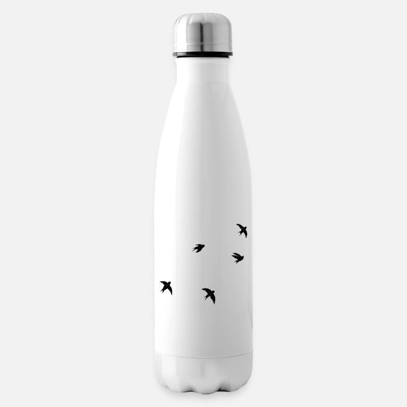 Mauersegler - Isolierflasche - Weiß