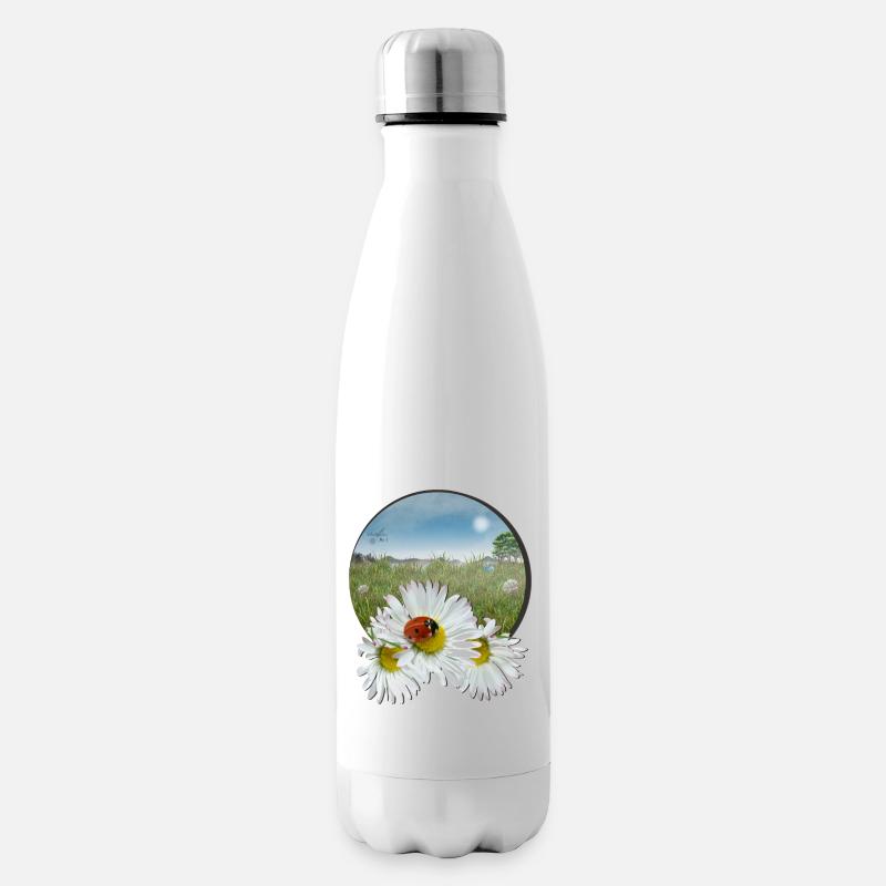 Prairie d’été - Bouteille isotherme - blanc