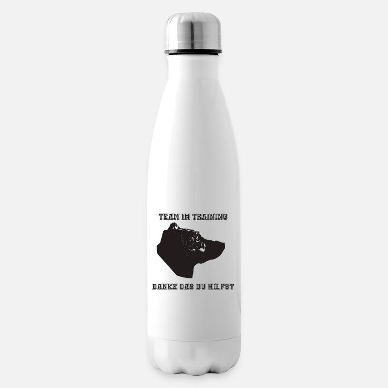 Team in training - Insulated Water Bottle - white