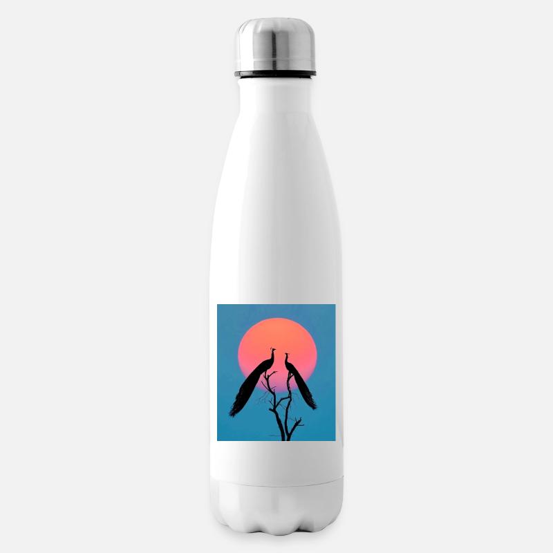 Viser haut - Bouteille isotherme - blanc