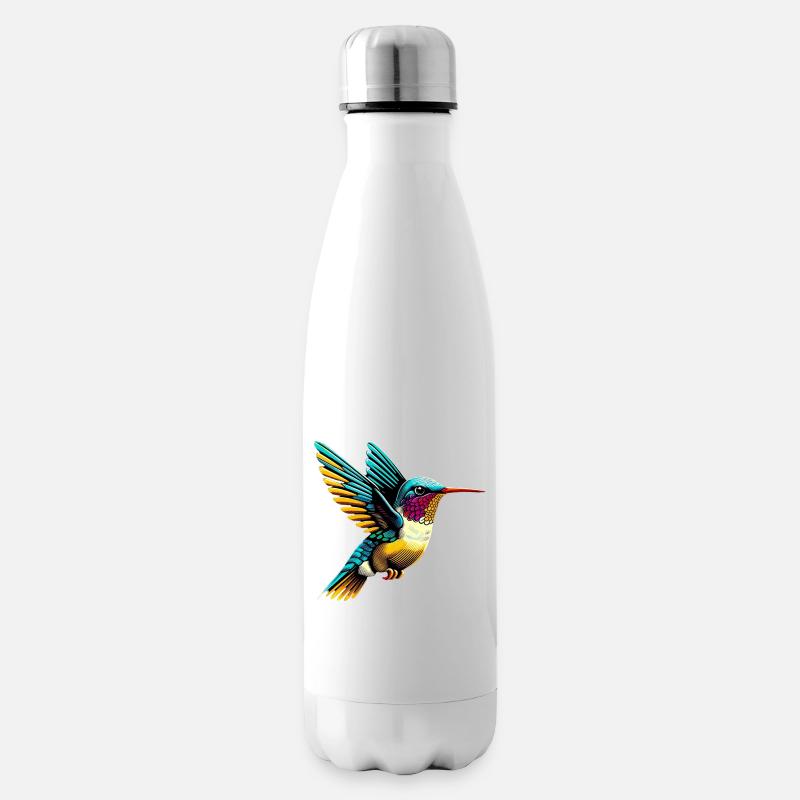 Kolibri - Isolierflasche - Weiß