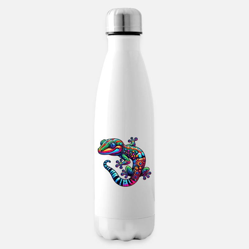 Gecko - Isolierflasche - Weiß