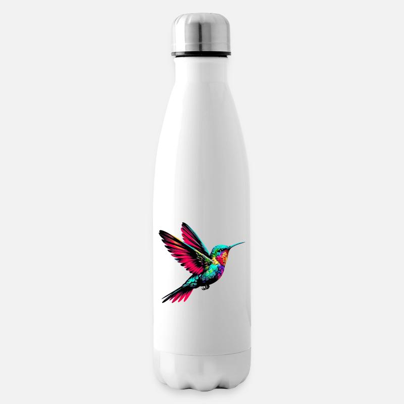 Kolibri - Isolierflasche - Weiß