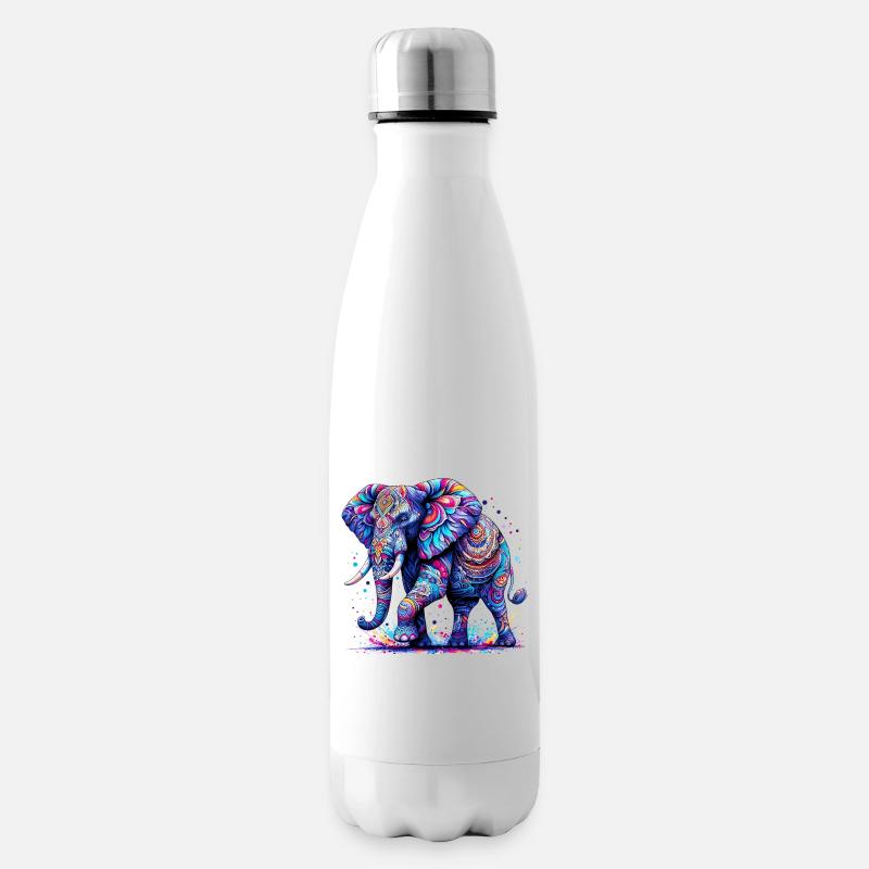 Éléphant - Bouteille isotherme - blanc